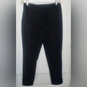 Chico's Elegant Black Dress Pants Size 12R Ankle Length Pull On